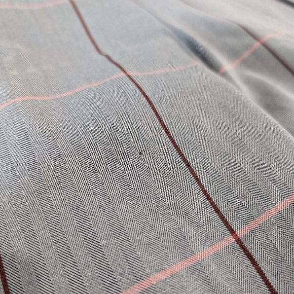 Rag & Bone Simone Pant Grey Burgundy Pink Plaid Skinny Leg Crop Stretch 8 - Picture 12 of 12